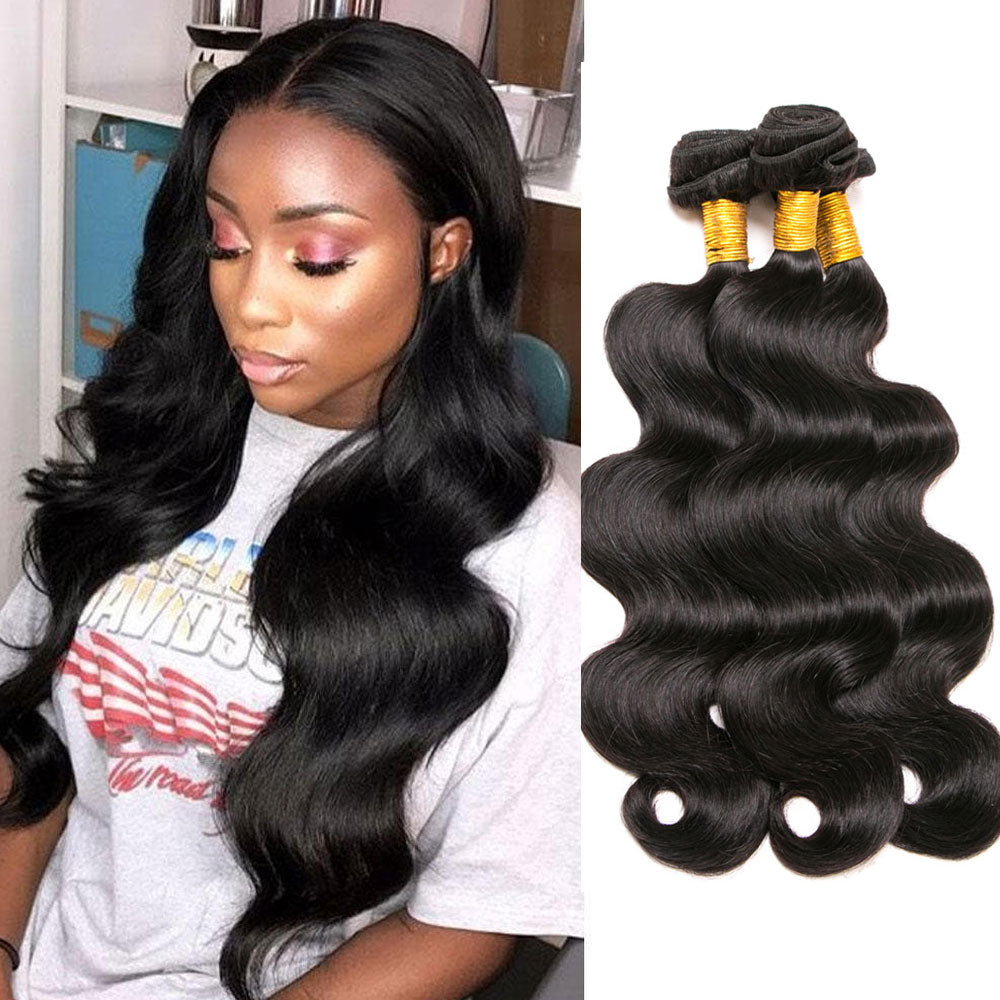 Body Wave Human Hair Bundles Brazilian Real Hair Weave