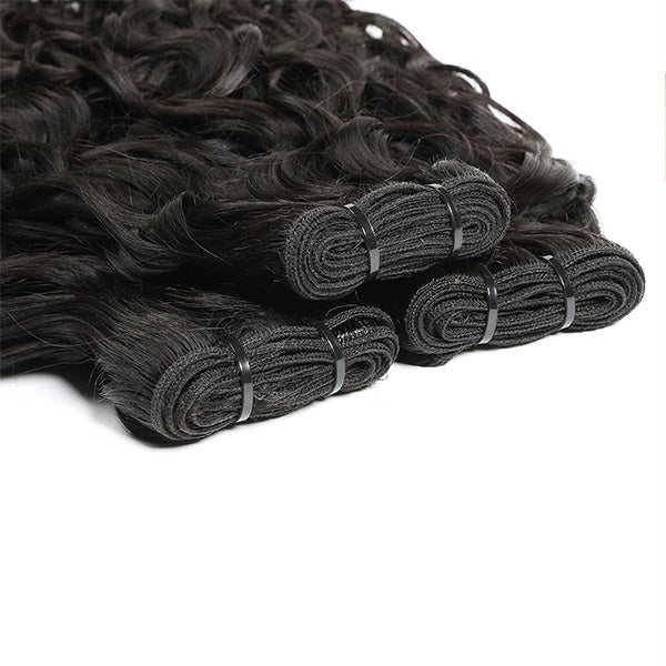 Brazilian Water Wave Human Hair Weave 3 Bundles Deal