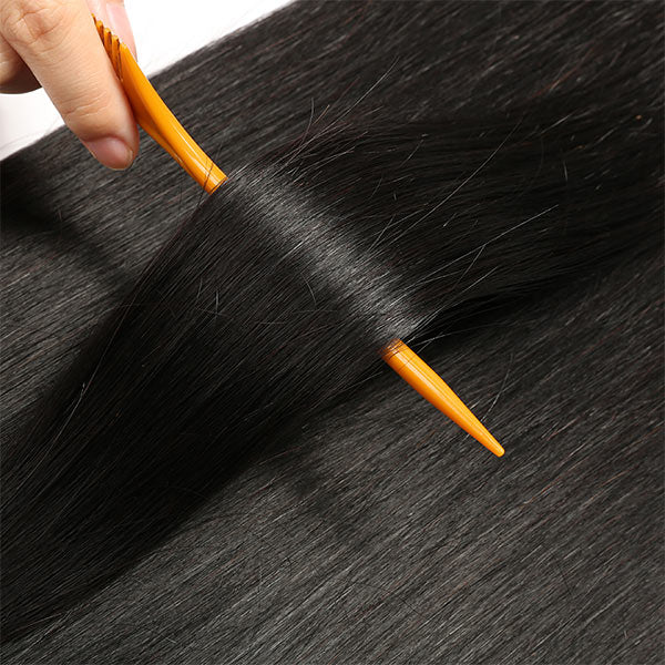 Brazilian Silky Straight Human Hair Weave 3 Bundles Deal